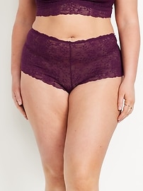 Image number 7 showing, Lace Boyshort Underwear