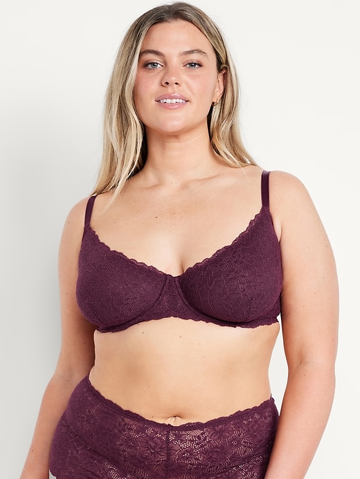 Image number 7 showing, Lace Balconette Bra