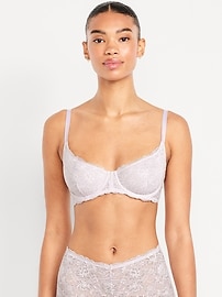 Image number 1 showing, Lace Balconette Bra