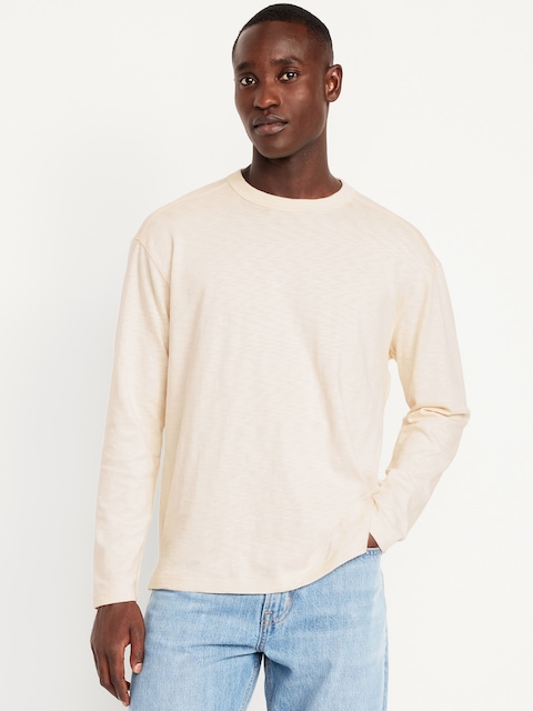 Heavyweight Slub-Knit T-Shirt - Natural White