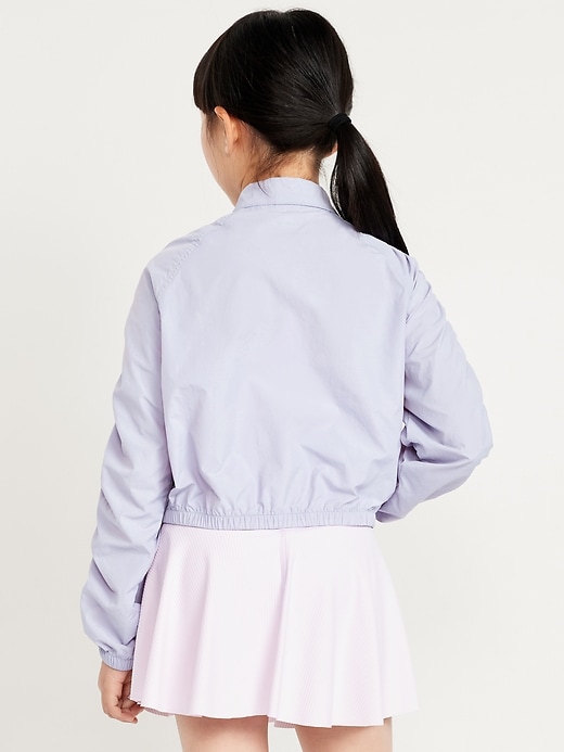 Image number 2 showing, Long Ruched-Sleeve Jacket for Girls