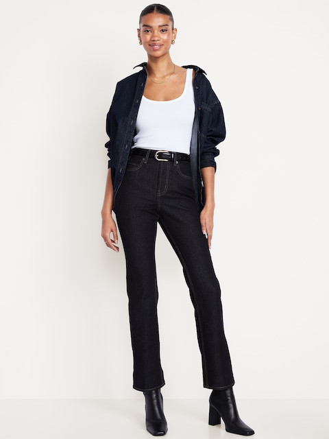 Extra High-Waisted Boot-Cut Jeans