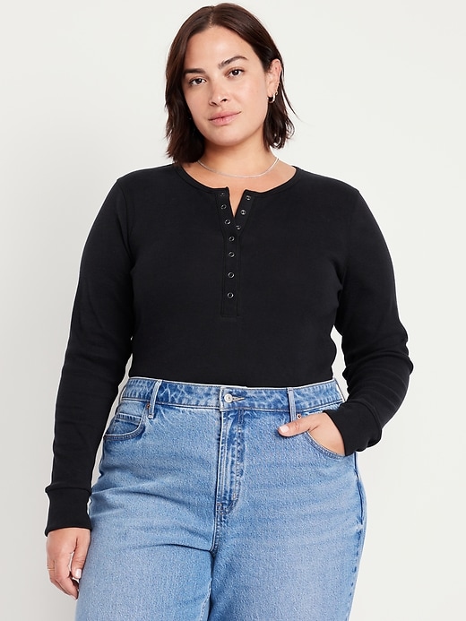 Image number 6 showing, Cozy Snug Crew-Neck Henley
