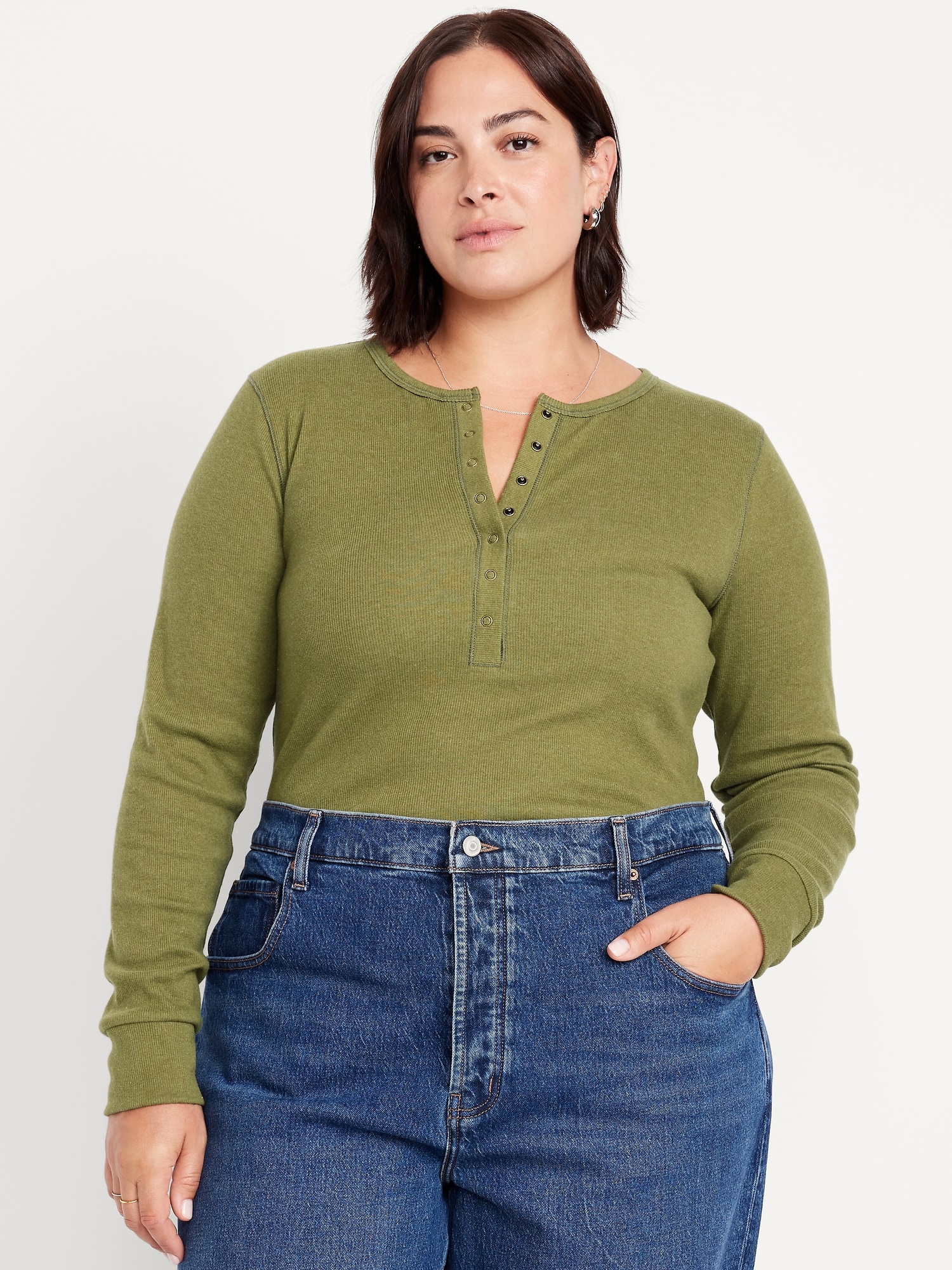 Cozy Snug Crew-Neck Henley