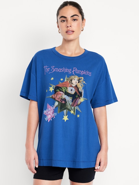 Oversized The Smashing Pumpkins™ T-Shirt - Catalyst Blue