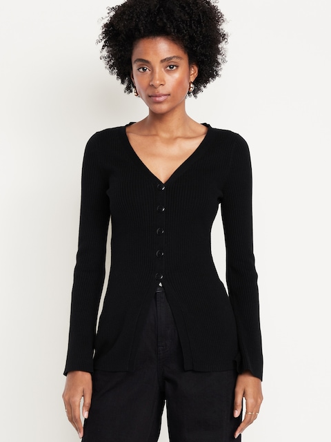 SoSoft Lite V-Neck Cardigan Sweater - Black Jack