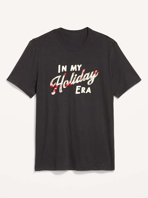 Holiday-Graphic T-Shirt for Men