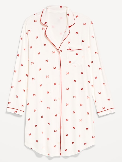 Image number 4 showing, Long-Sleeve Knit Sleep Shirt