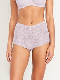 Image number 1 showing, Lace Boyshort Underwear