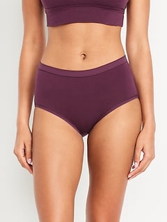 High-Waisted Everyday Brief Cotton Underwear