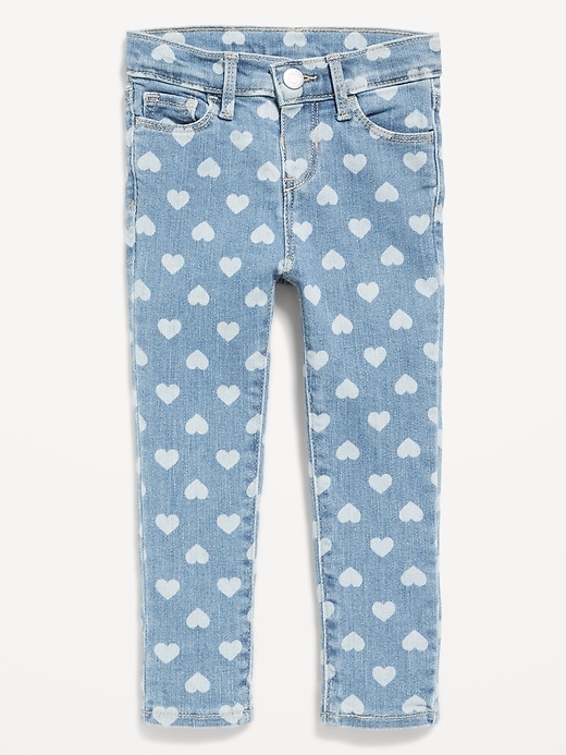 Image number 1 showing, High-Waisted Rockstar 360° Stretch Jeggings for Toddler Girls