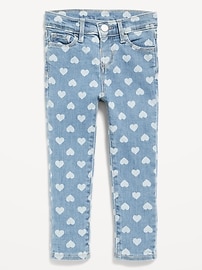 Image number 1 showing, High-Waisted Rockstar 360° Stretch Jeggings for Toddler Girls