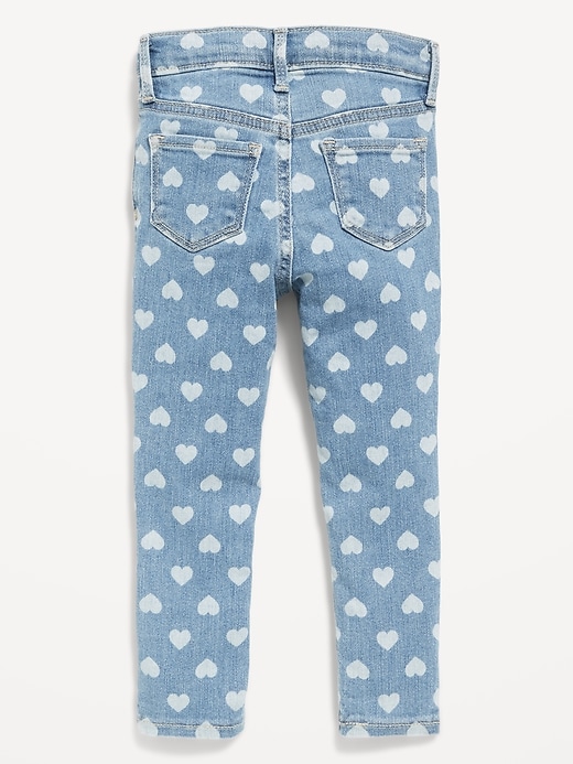 Image number 2 showing, High-Waisted Rockstar 360° Stretch Jeggings for Toddler Girls