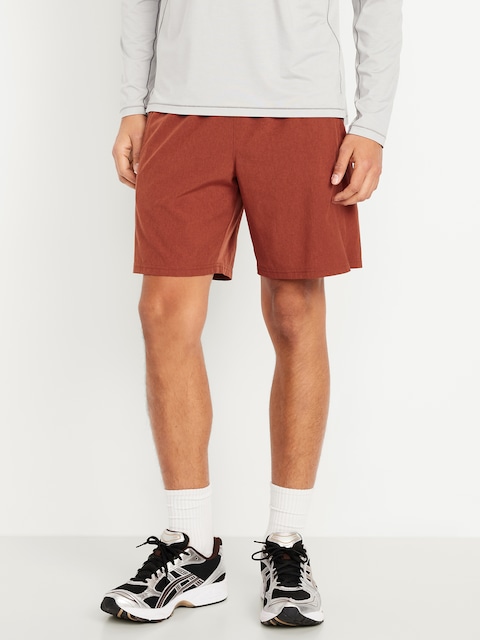 Essential Woven Workout Shorts -- 7-inch inseam - Russet Moon