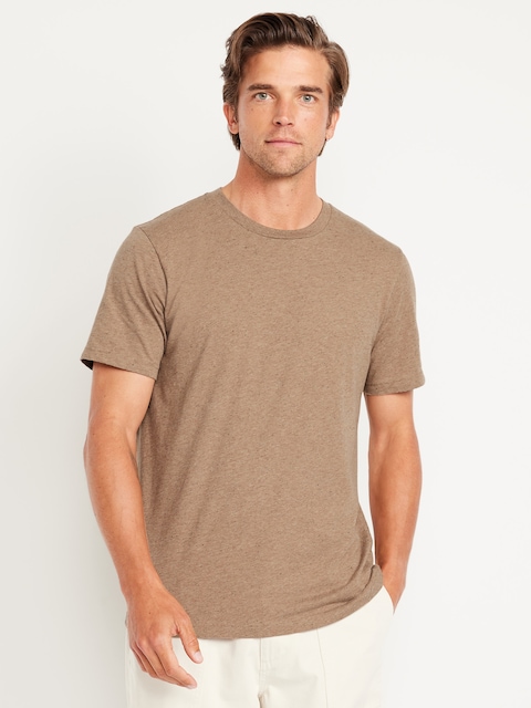 Crew-Neck T-Shirt - Enzyme Sandblast