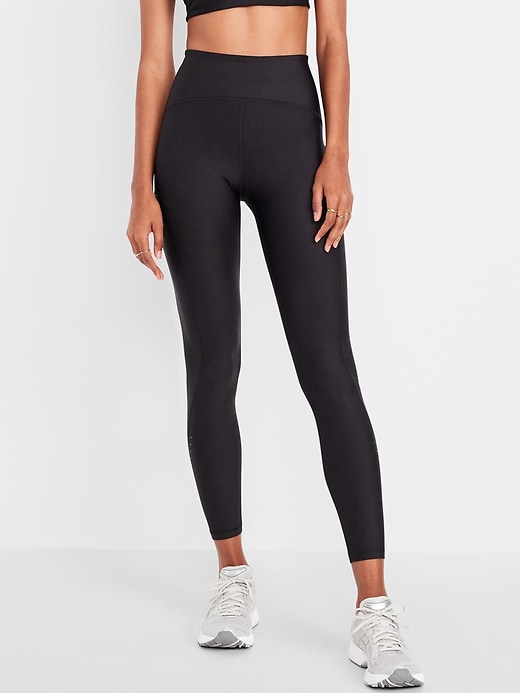 Image number 1 showing, High-Waisted PowerSoft Train 7/8 Run Leggings