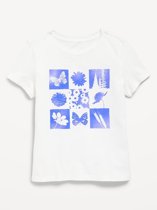 Image number 1 showing, Short-Sleeve Graphic T-Shirt for Girls