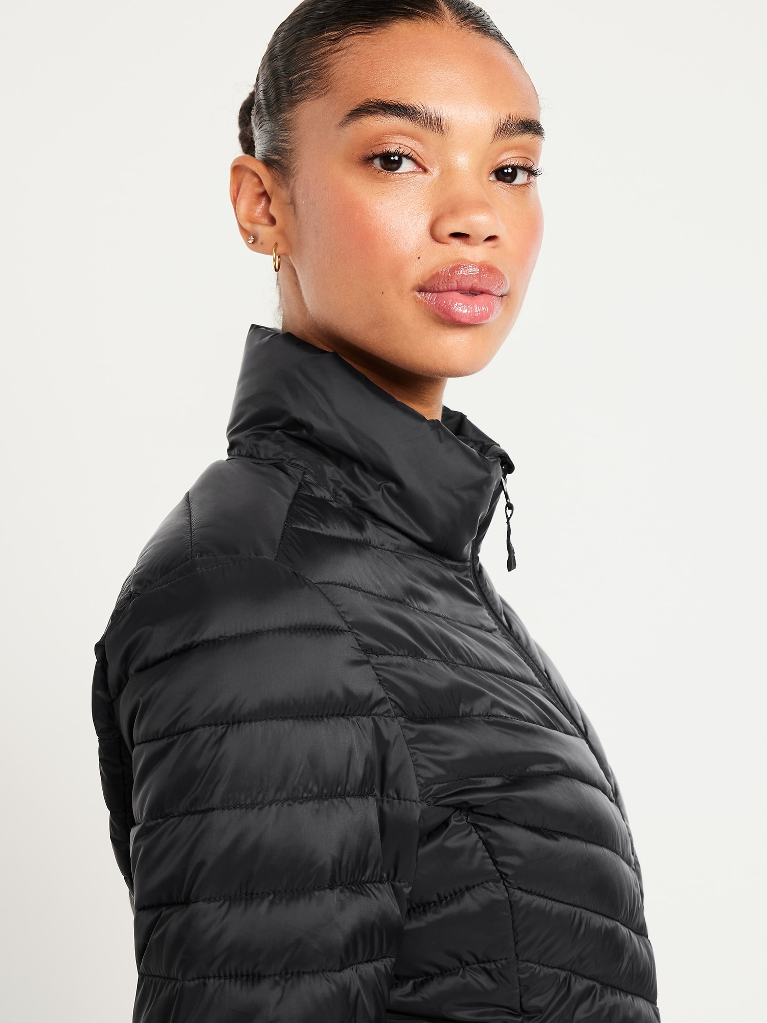 Water-Resistant Narrow-Channel Puffer Jacket