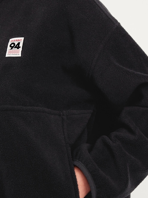 Image number 6 showing, Oversized Performance Microfleece Cropped Half Zip