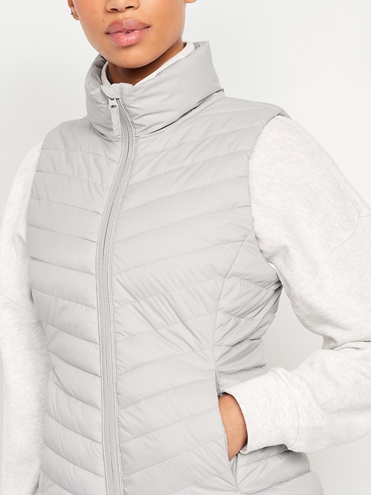 Image number 4 showing, Water-Resistant Packable Puffer Vest