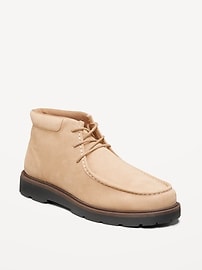 Image number 1 showing, Faux-Suede Derby Boots for Men