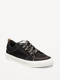 Image number 1 showing, Canvas Lace-Up Sneakers for Boys
