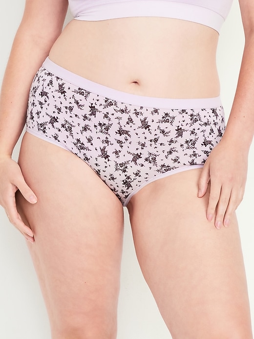 Image number 4 showing, High-Waisted Everyday Brief Cotton Underwear