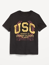 Image number 1 showing, USC™ Gender-Neutral Graphic T-Shirt for Kids