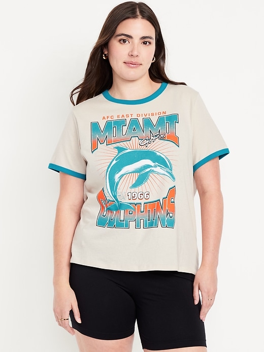 Image number 4 showing, NFL™ Miami Dolphins™ EveryWear Crew-Neck Ringer T-Shirt