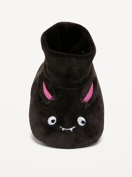 Image number 2 showing, Velour Critter Slippers for Baby