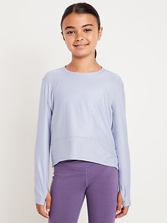 Softest Stitch-Trim Pocket T-Shirt for Girls