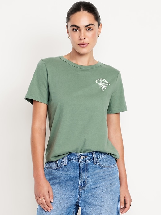 Image number 1 showing, EveryWear Crew-Neck Graphic T-Shirt