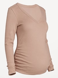 Image number 2 showing, Maternity Snug V-Neck T-Shirt
