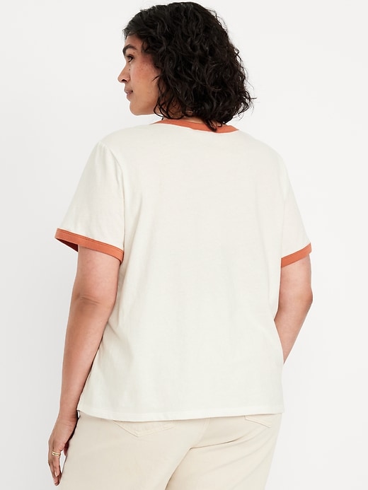 Image number 8 showing, EveryWear Logo-Graphic Ringer T-Shirt