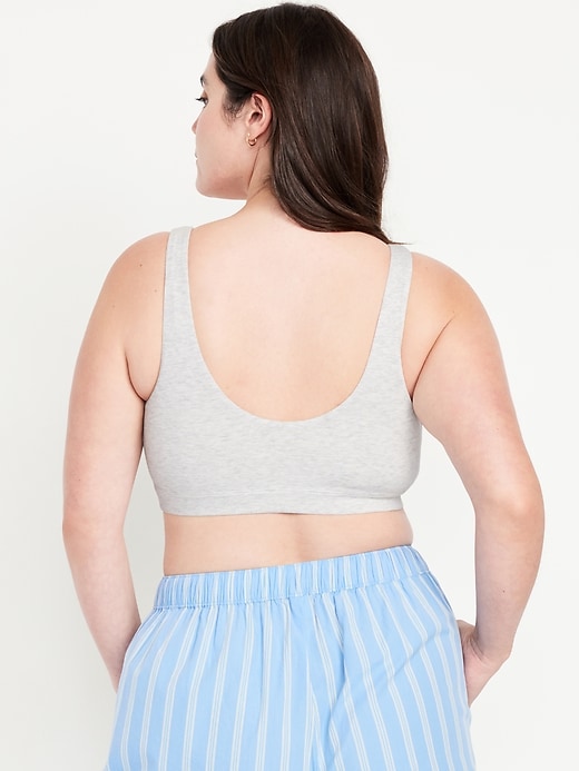 Image number 5 showing, Ruched Cotton Bralette