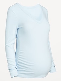 Image number 2 showing, Maternity Snug V-Neck T-Shirt