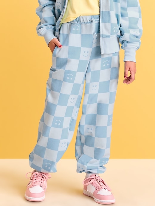 Image number 3 showing, Favorite Fleece High-Waisted Jogger Sweatpants for Girls