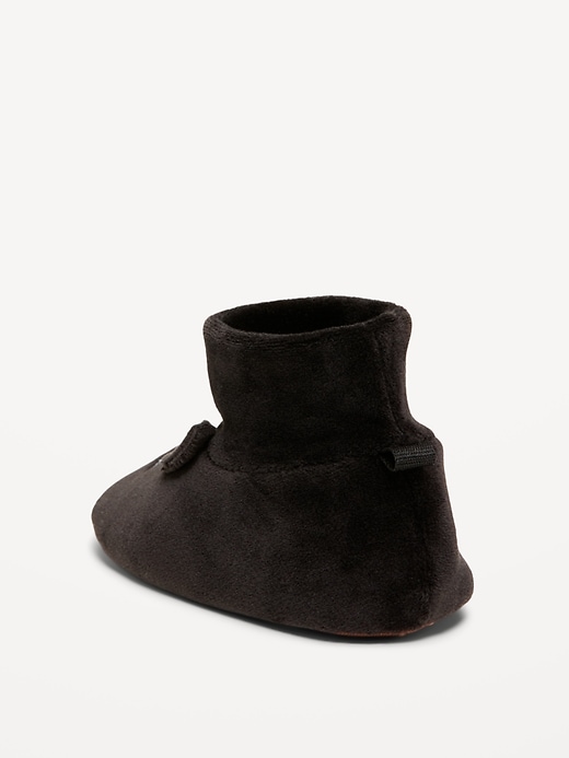Image number 3 showing, Velour Critter Slippers for Baby