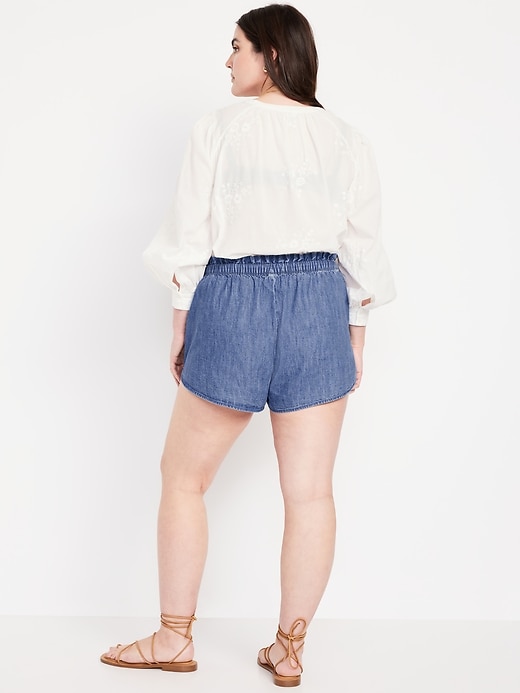 Image number 5 showing, Mid-Rise Jean Volume Shorts