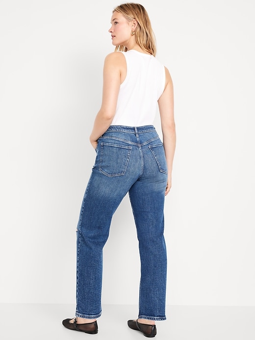 Image number 7 showing, High-Waisted OG Loose Ripped Jeans