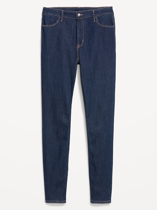 Image number 1 showing, High-Waisted Wow Super-Skinny Jeans