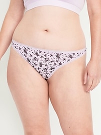 Image number 4 showing, Mid-Rise Everday Cotton Thong
