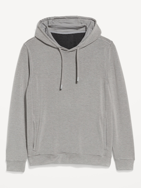Recharge Knit Pullover Hoodie - Medium Heather Gray
