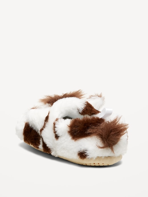 Image number 3 showing, Faux-Fur Critter Slippers for Toddler
