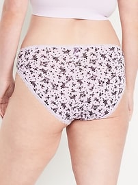 Image number 5 showing, High-Waisted Lace-Trim Bikini Underwear
