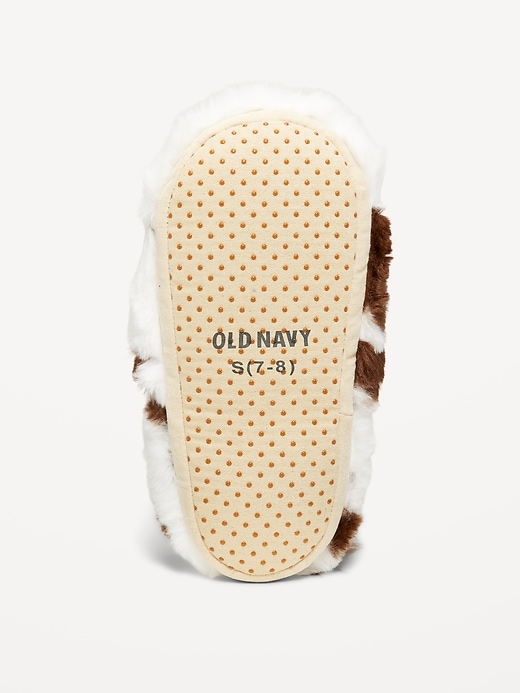 Image number 4 showing, Faux-Fur Critter Slippers for Toddler