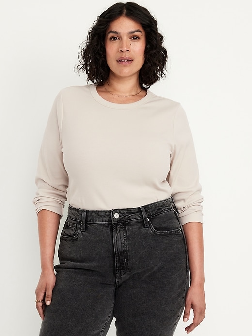 Image number 6 showing, Snug Long-Sleeve Crew-Neck T-Shirt