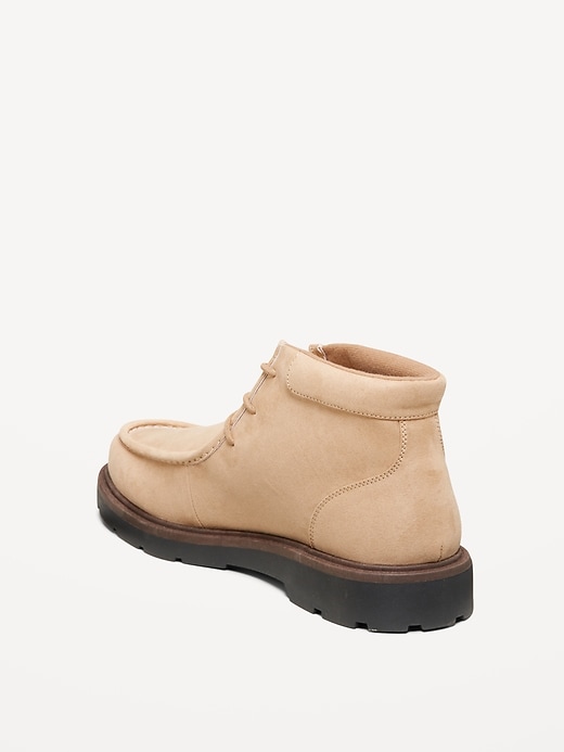 Image number 4 showing, Faux-Suede Derby Boots for Men