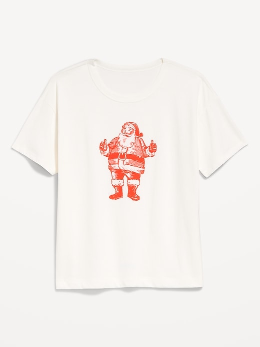 Image number 9 showing, Holiday-Graphic Crew-Neck T-Shirt for Women