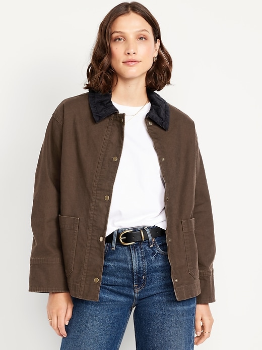 Image number 1 showing, Canvas Barn Jacket